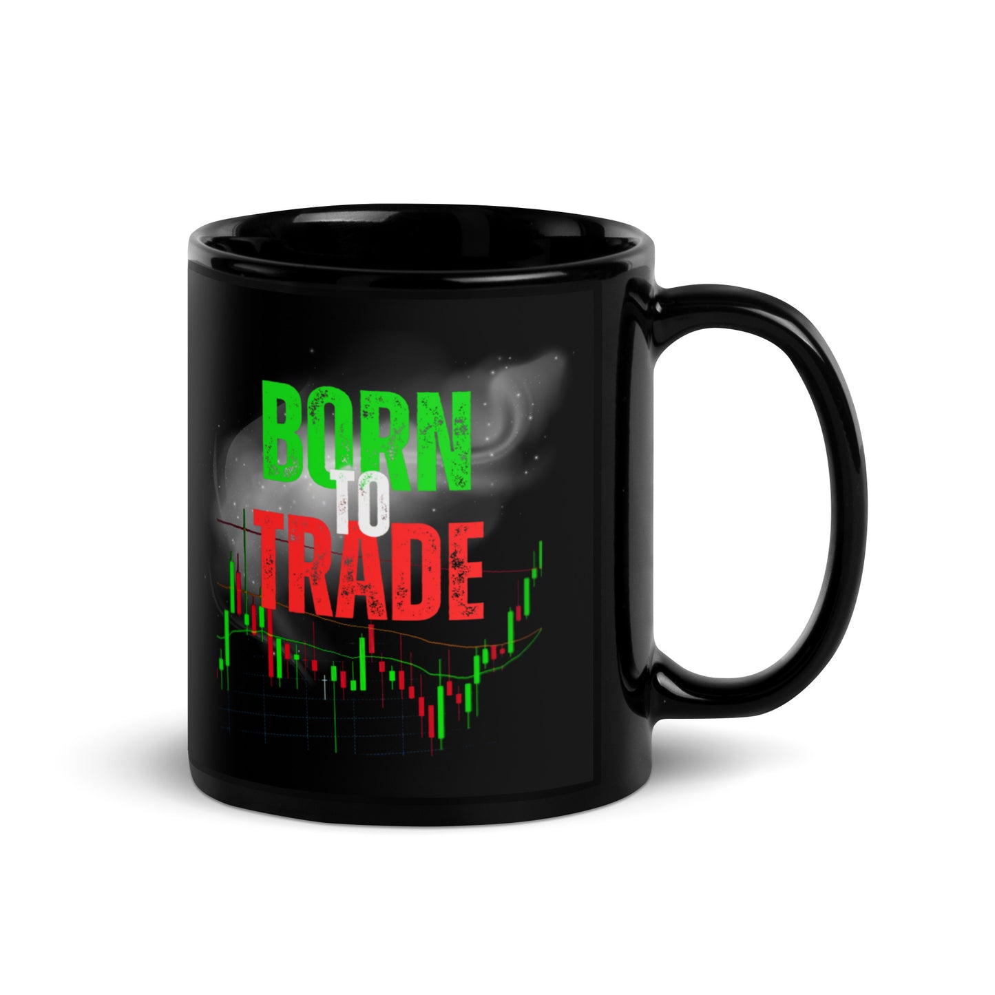 Mug: "Born to Trade"