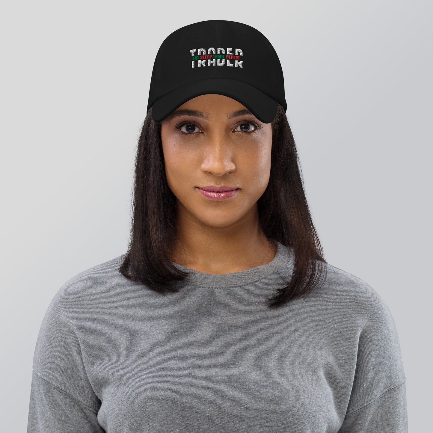 Baseball hat: "Trader"