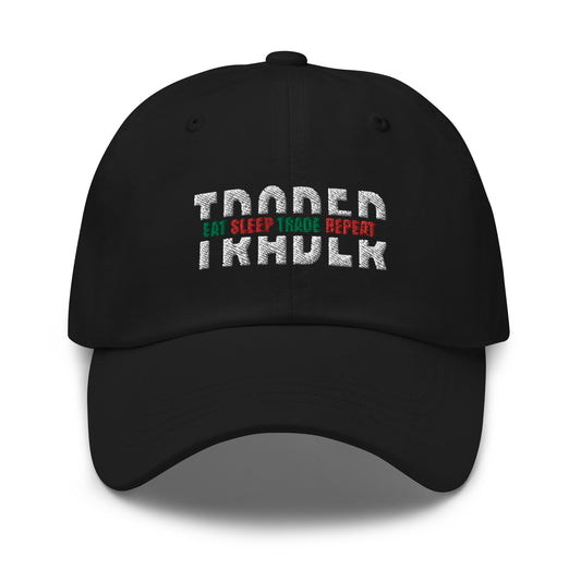 Baseball hat: "Trader"